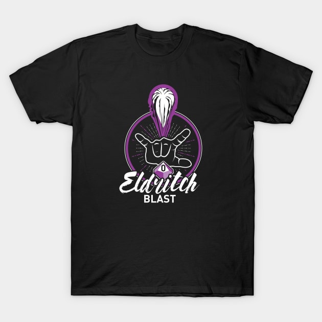 D&D Spells Eldritch Blast T-Shirt by Natural 20 Shirts